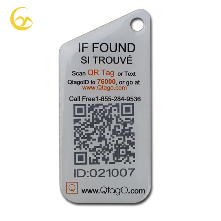 Custom Logo Find Lost Tracking Id Number Key Tag Different Unique Numbers Key Chain Buy