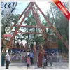 Thrilling!!! Luna park amusement facility trailer mounted pirate ship ride for sales promotion