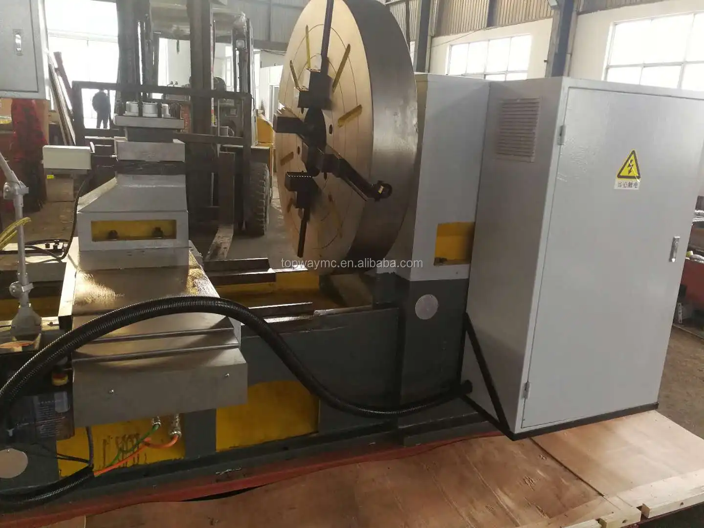 CK64100 Horizontal CNC Face  Lathe