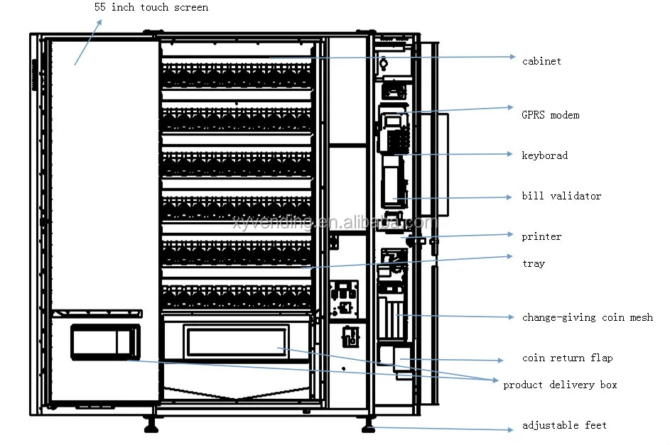 Vending Machines With Ce & Sgs Certification For Computer Accessories