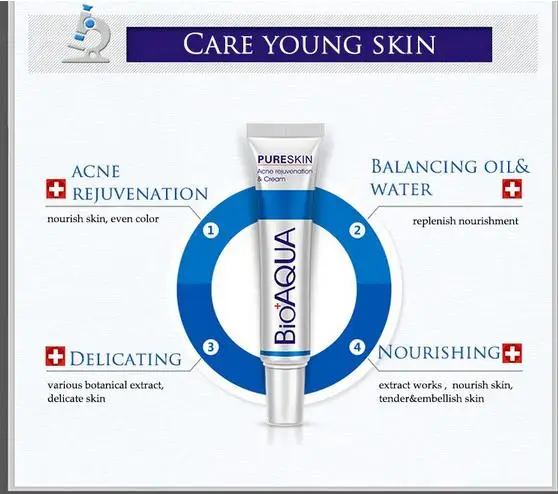 Bioaqua face cream anti acne treatment cream oil control Moisturizing Acne Scar Remover Pores acne cream