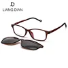 Hot selling sports TR90 magnetic sunglasses, spectacle frames clip on UV400 polarized sunglasses
