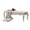 European Furniture Solid Wood Sofa Bench Living Room Bed Foot Stool