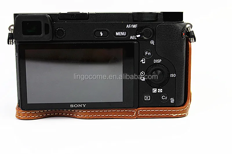 Easycover - Funda protectora para Sony A6000 /A6100 /A6300 /A6400 Negro /  Funda silicona en Digital Zoom!.