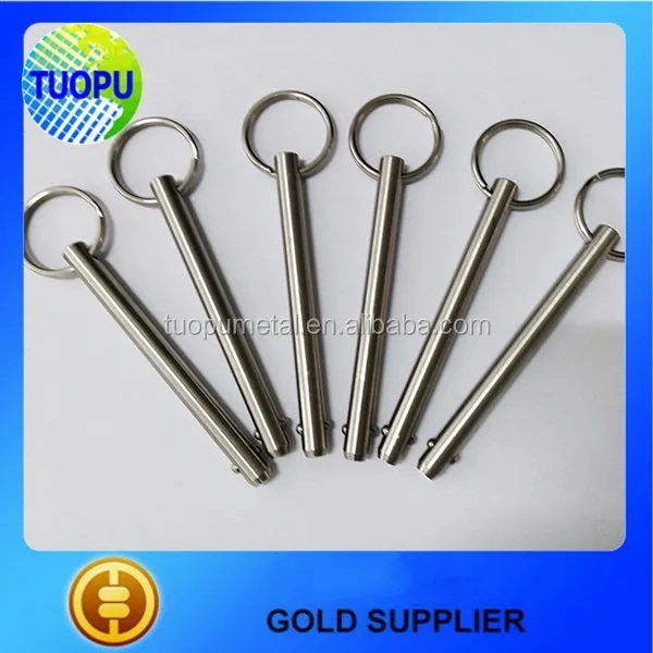 Tuopu Ss304 Spring Loaded Ball Lock Pin,Pull Ball Lock Pins With Ring Buy Spring Loaded Ball