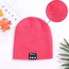Hot Wireless BT Smart Earphone Music Knitted Hat Plus Velvet Thick Winter Keep Warm Cap With Mic Speaker for iOS Android