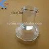 Custom clear led pipes/ transparent LED light pc pipe with high transmissivity over 93%