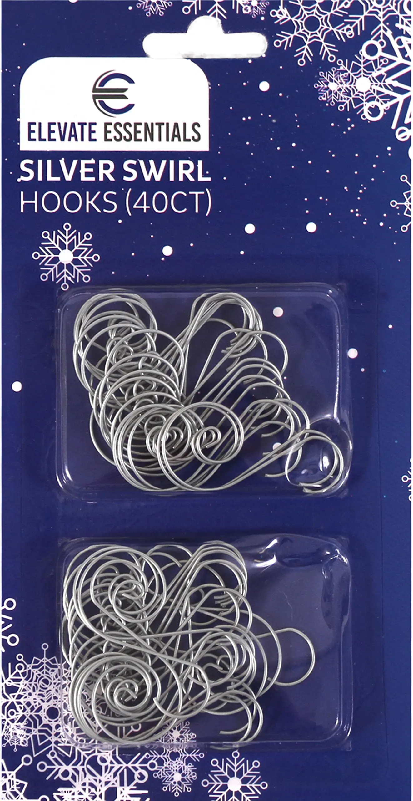 Elevate Essentials Swirl - Silver S Ornament Hooks - Decorative Ornaments H...
