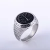 New updates engraved silver mens finger ring