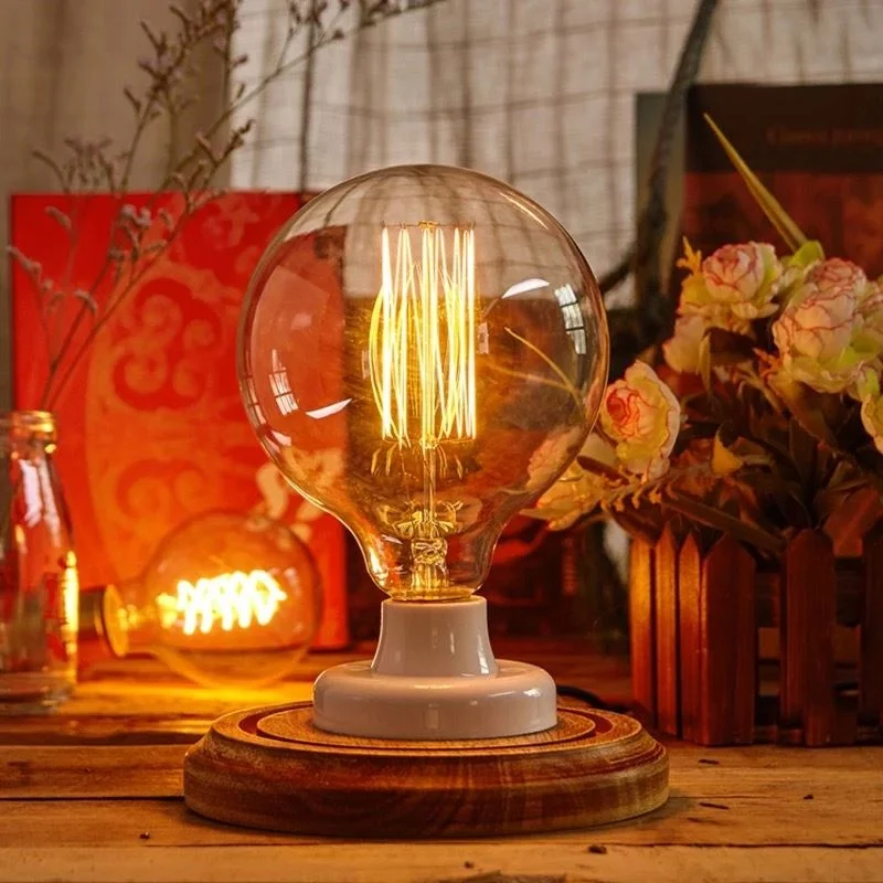 G80 40w vintage Edison style carbon filament decorative bulbs for home