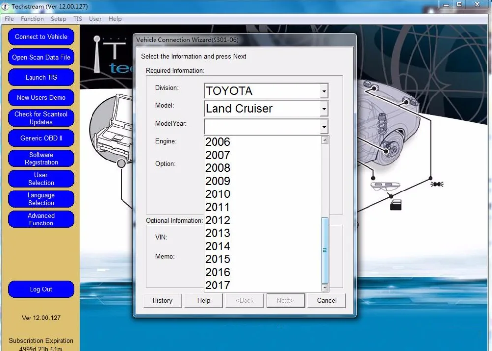 toyota tis techstream scan tool