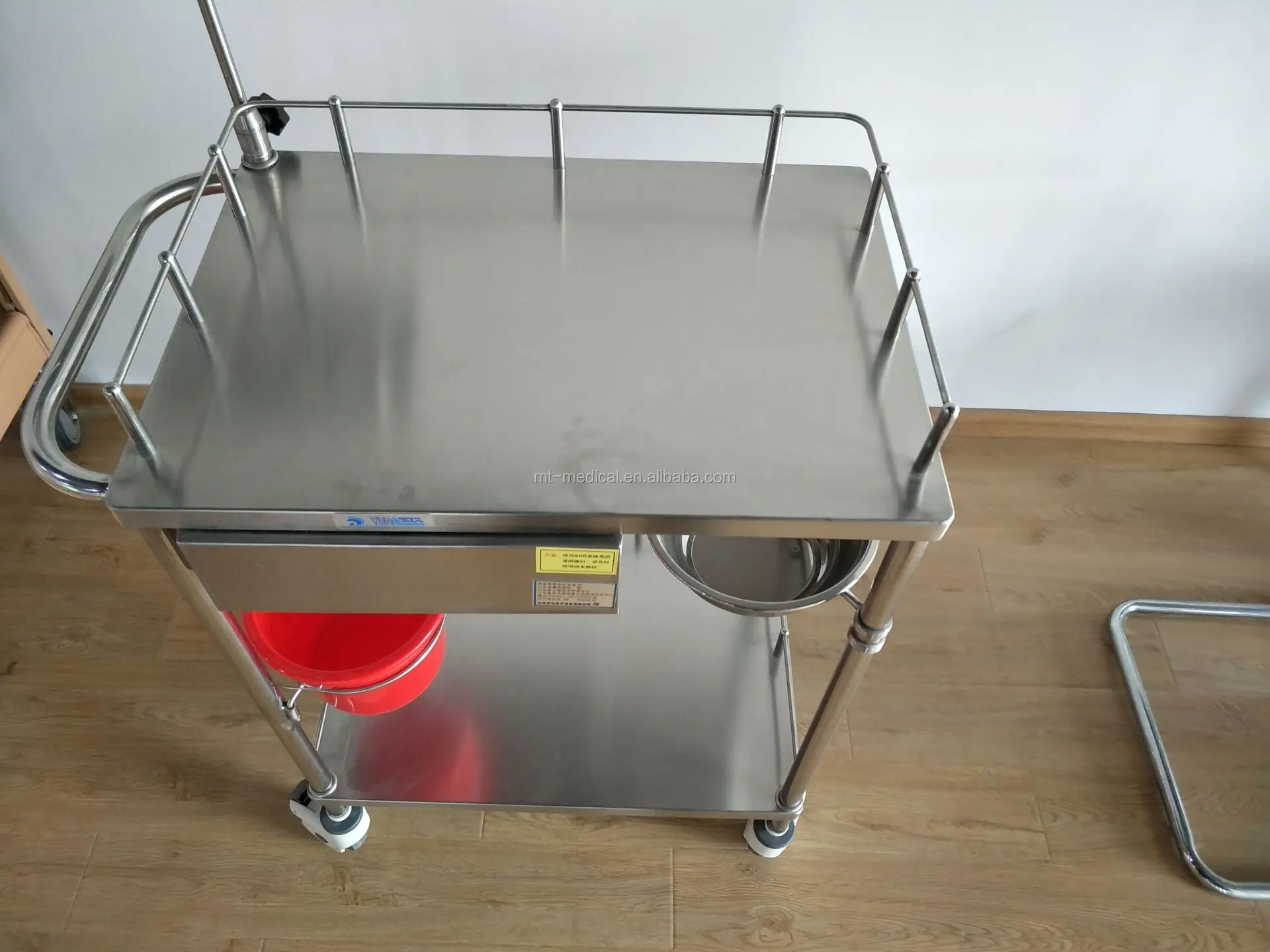 Hospital furniture hot selling warehouse nursing and emergency medical trolley