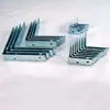 Small Galvanized Steel Metal Wall Corner Angle Brackets Rail Shelf