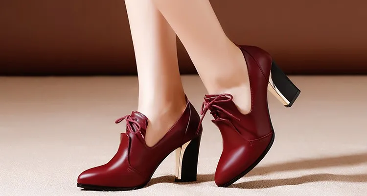 square cut heels