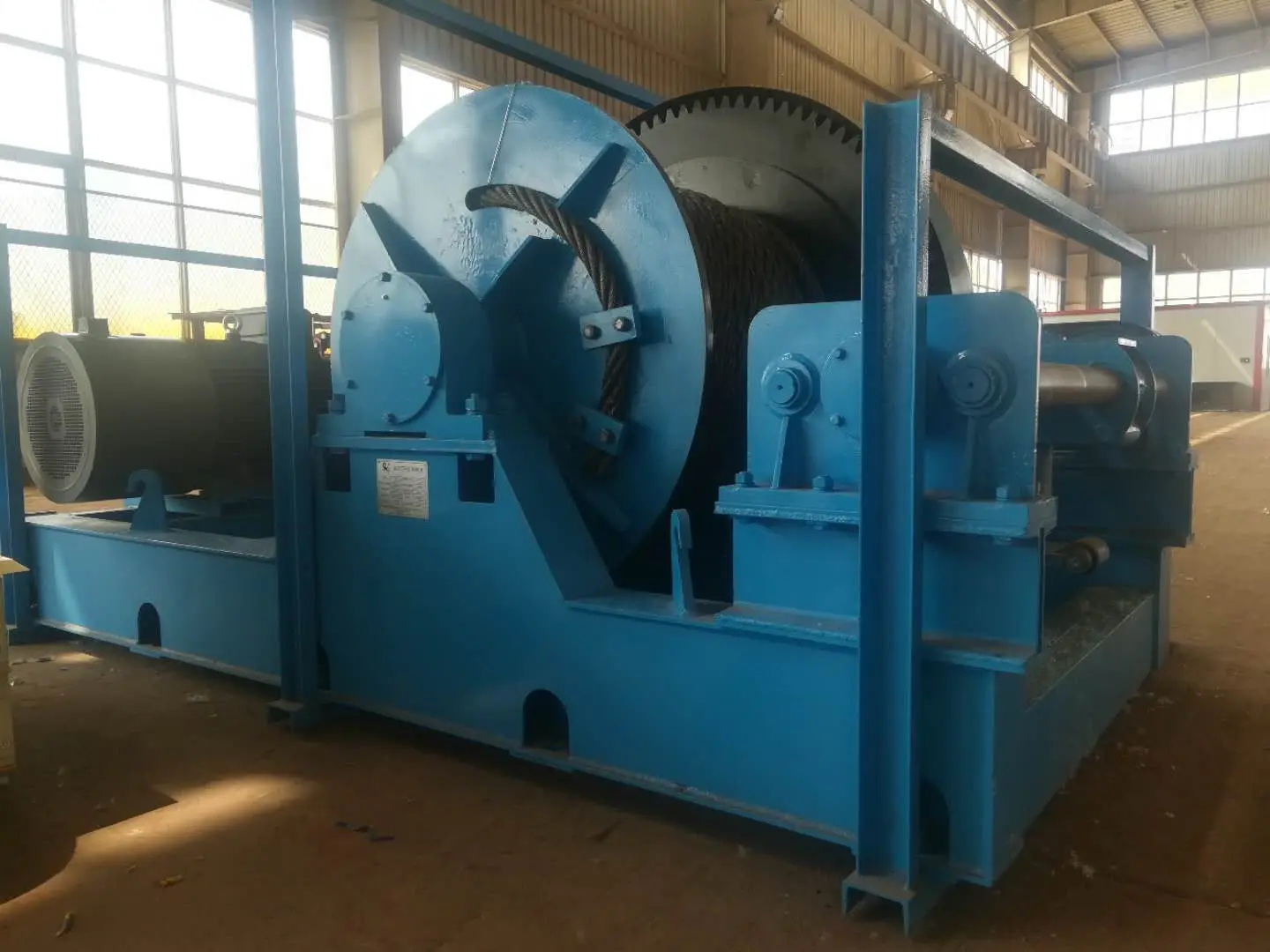 Long Steel Rope Free Operator Training Variable Speed Capstan Winch