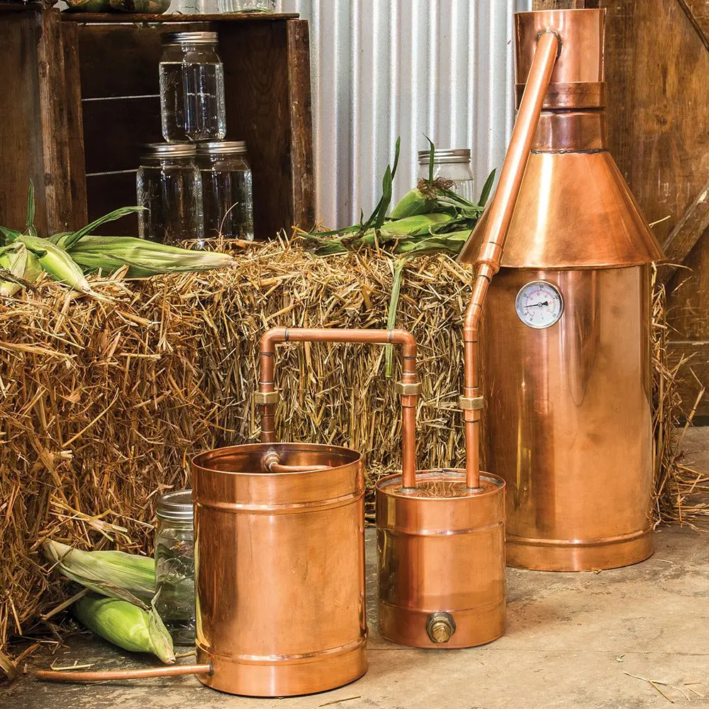Distillery Network 6 Gallon Copper Moonshine Still with Thumper Keg