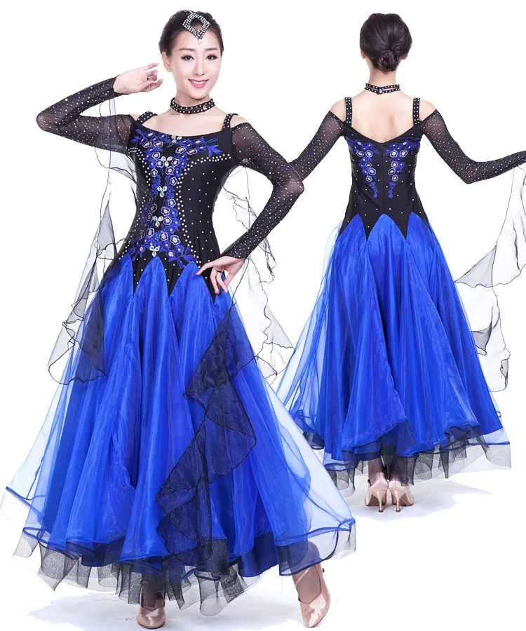 New Plus Size Ballroom Dance Dresses Waltz / Tango / Foxtrot ...