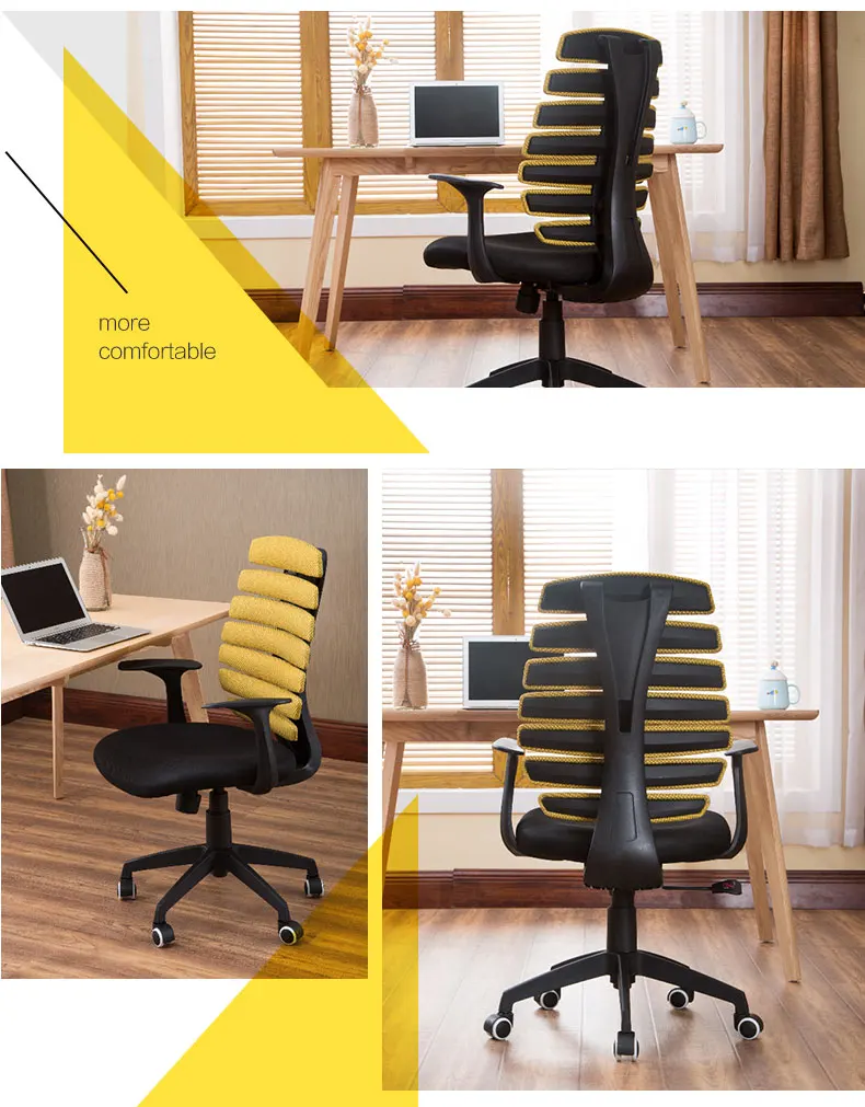 foshan wholesale modern fishbone back swivel chair office furniture