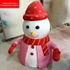 OEM design FRP outdoor snowman for Christmas decor