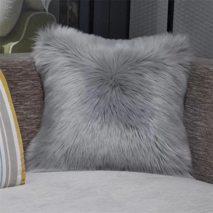 Hot Sale High Quality Fashion Long Wool Sheepskin Fur Animal Throw