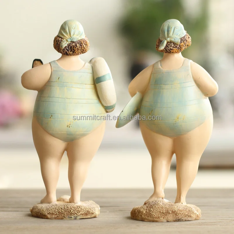 アメリカスタイルの置物太った女性画村家の装飾のための Buy セクシーな女性の置物 Product On Alibaba Com