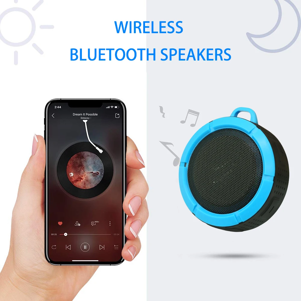 2019 BS16 speaker bluetooth Wholesale Portable Mini Wireless Bluetooth Speaker with high sound - ANKUX.COM