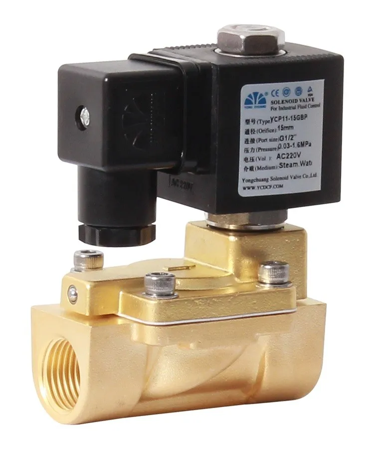 CE PTFE industrial boiler air solenoid valve 24v, View industrial