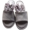 Good quality women girl fashion flat slippers OEM welcomed solid color home usage slippers