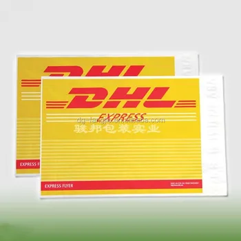 Dhl Express Poly Mailing Bags With Transparent Pocket And Adhesive Tape ...