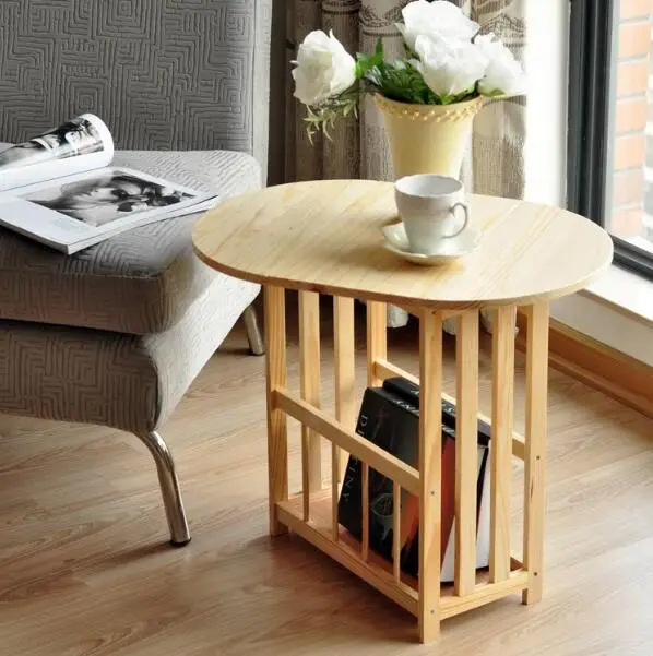 折叠木制沙发角桌设计