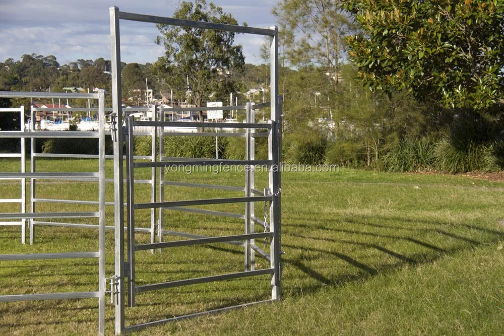 Galvanized Metal Portable Horse Fence Panel Buy Horse Fence Panel