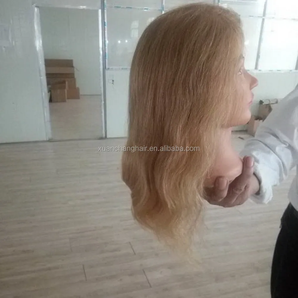 100 percent human hair mannequin head