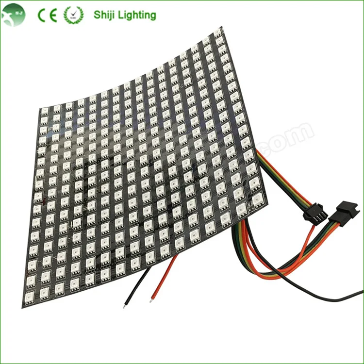 Led Screen Dc5v Ws2812b Led Sign Panel Light Smd 5050 Rgb 16x16 Led Matrix Buy 16x16 Led 