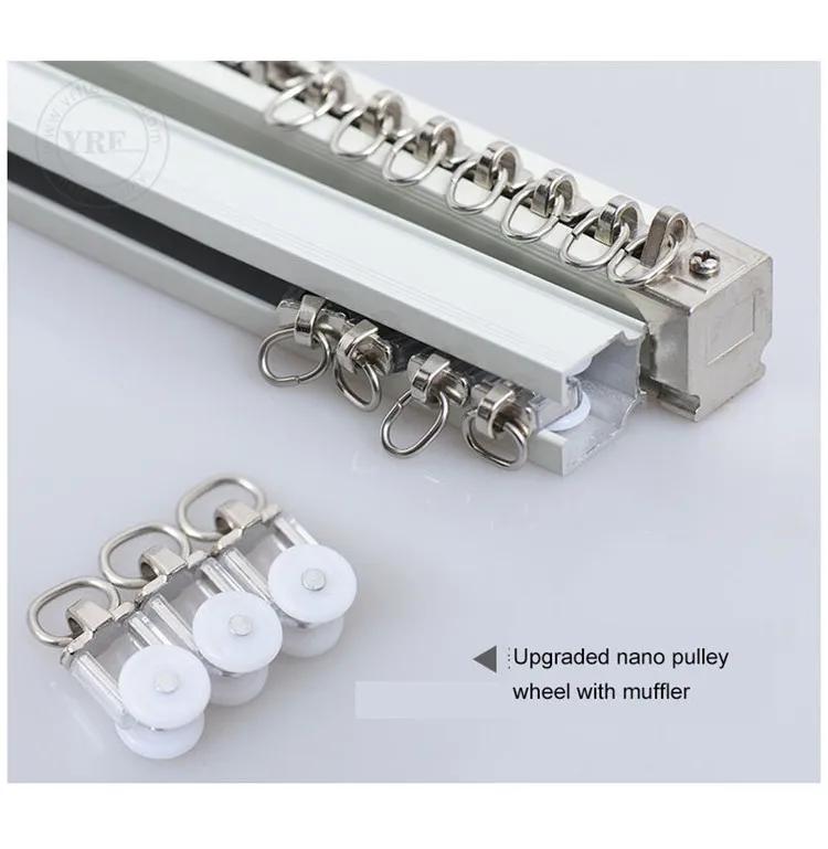 Guangzhou Foshan Customized Chinese Electric Curtain Track For Bay