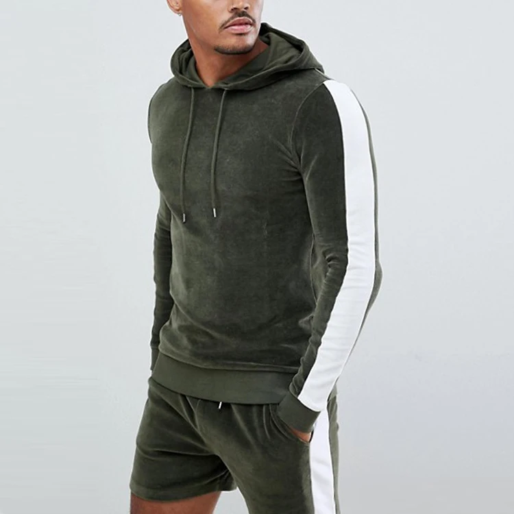 shorts and hoodie tracksuit