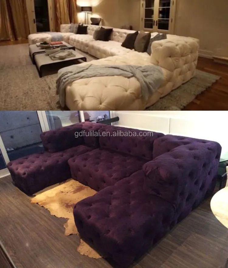 Soho Sectional Tufted Fabric Sofa On Italian Product Alibaba