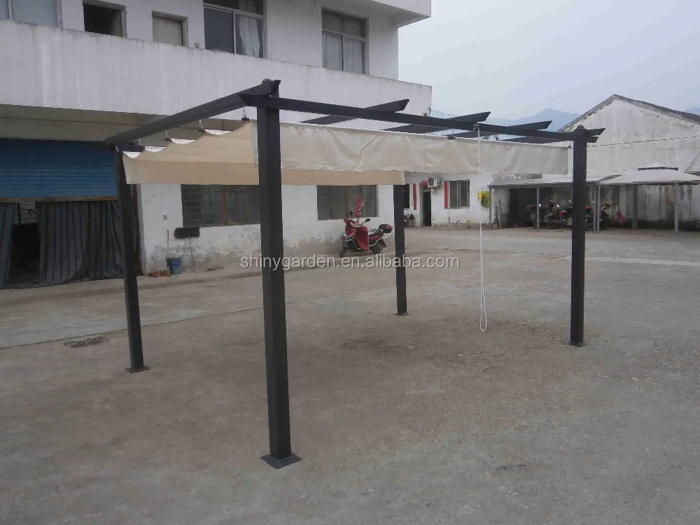 3 4mモダンな屋外パーゴラ屋根テントシステム Buy 屋外パーゴラ パーゴラテント パーゴラ屋根システム Product On Alibaba Com