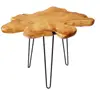 Competitive price high quality cedar wood coffee table set
