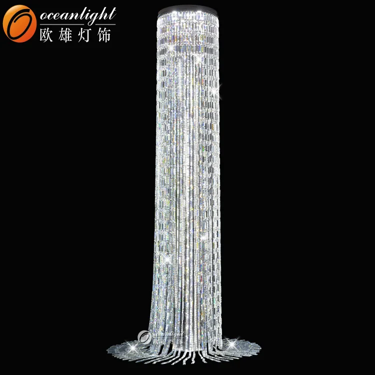 Customer Size Large Crystal Chandelier Hanging Lamp Stage Lighting