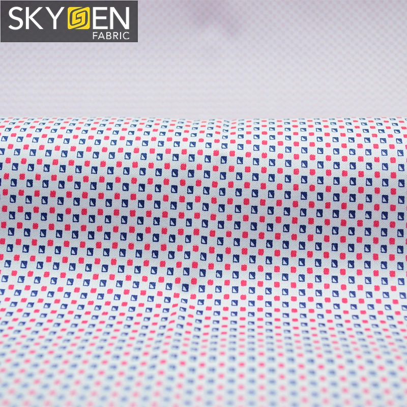 Skygen 100% cotton printed dubai shirt fabric, wholesale international fabric