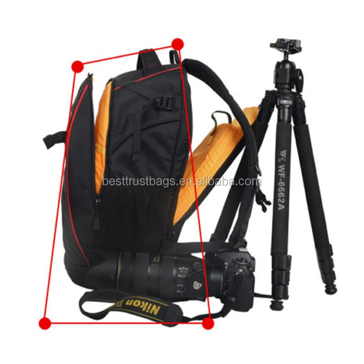 Portable Waterproof Shockproof Camera Backpack Bag For Dslr Camera,Lens
