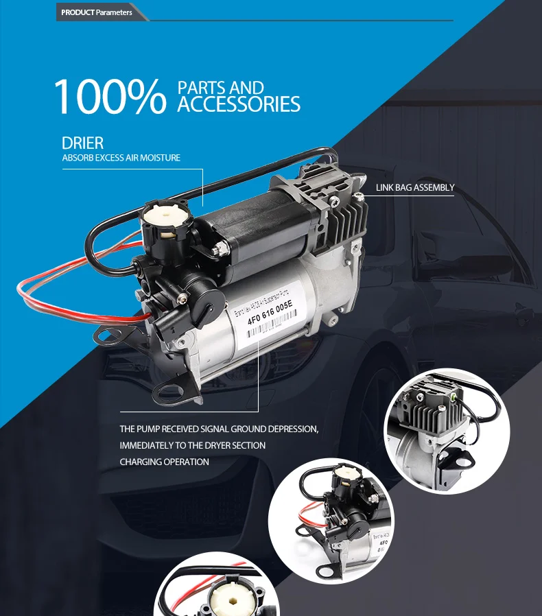 Air Compressor Repair Kit For Audi A6 C6 F4 20042009 4f0616005e Buy