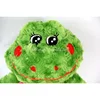 Luckiplus Hot Sale First Class Beautiful Eyes Green Frog Yellow Belly Safe Technology Toy For Kids