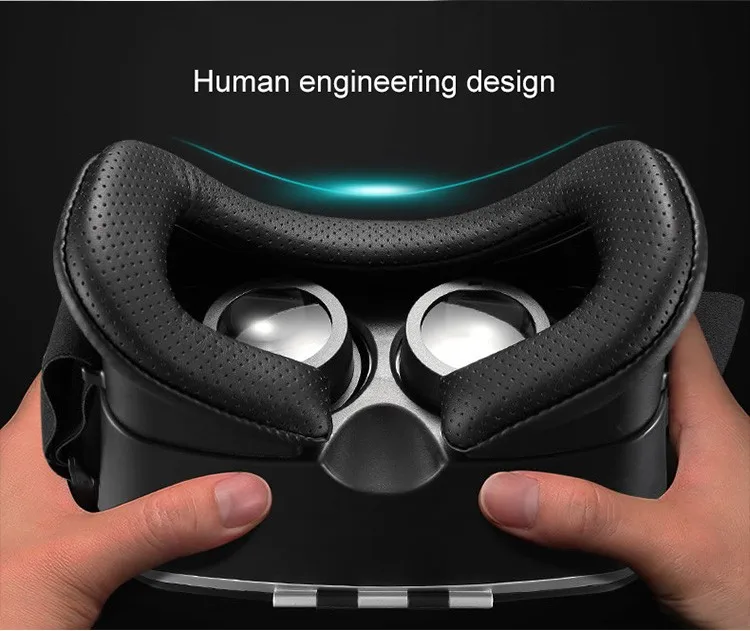 Free sample and dropshipping VR 3d Glasses blue film hot video google vr headset