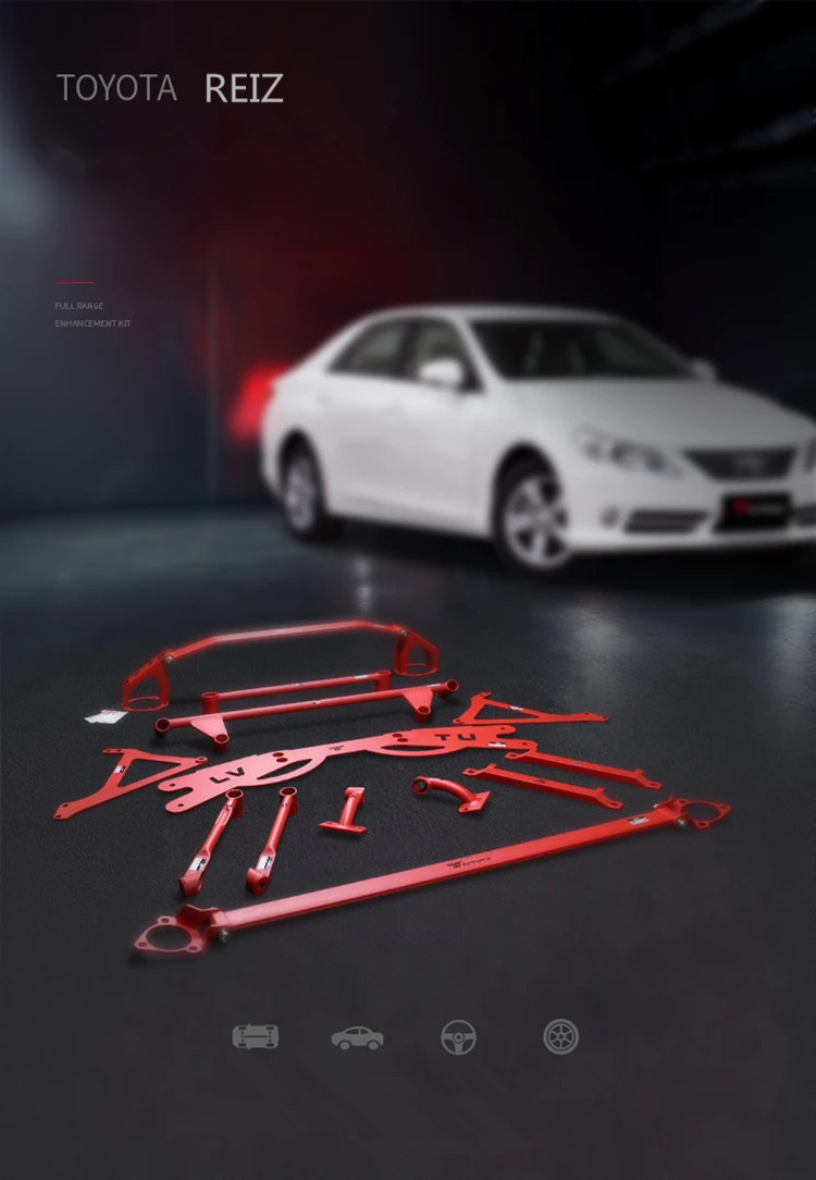 Front Strut Tower Bar For Toyota Reiz Chassis Suspension Structure