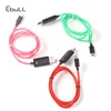 Wholesale EL Flowing Running Led Light Usb Charging Data Sync Cable