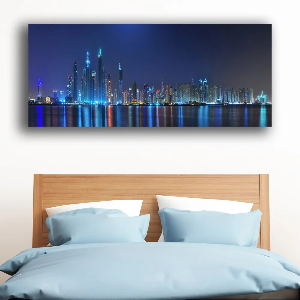 CANVAS OR PRINT WALL ART Hong Kong Lights