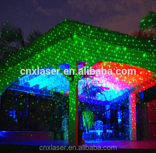 outdoor star Laser shower Lights Outdoor Starry sky Projector Christmas light Decoration