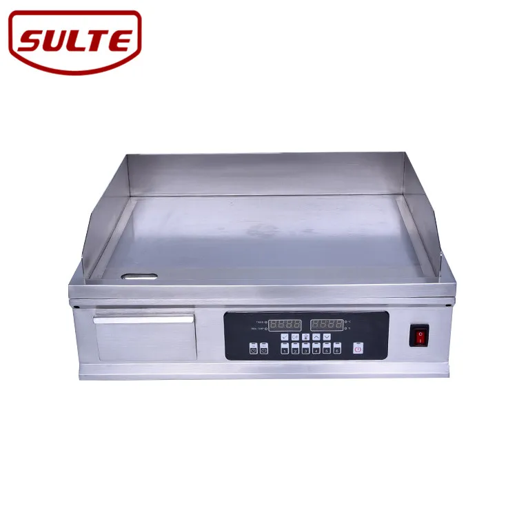 Fast Heating Induction Flat Griddle 5kw Commercial Electric Induction