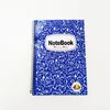 Office Promotional Discount Blue Marble Cover College Ruled Spiral Notebooks in Bulk 50 Sheets